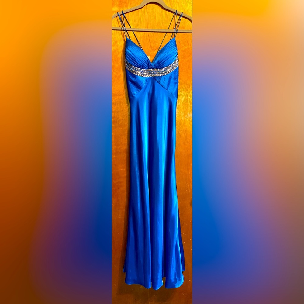 Royal blue prom dress / evening gown